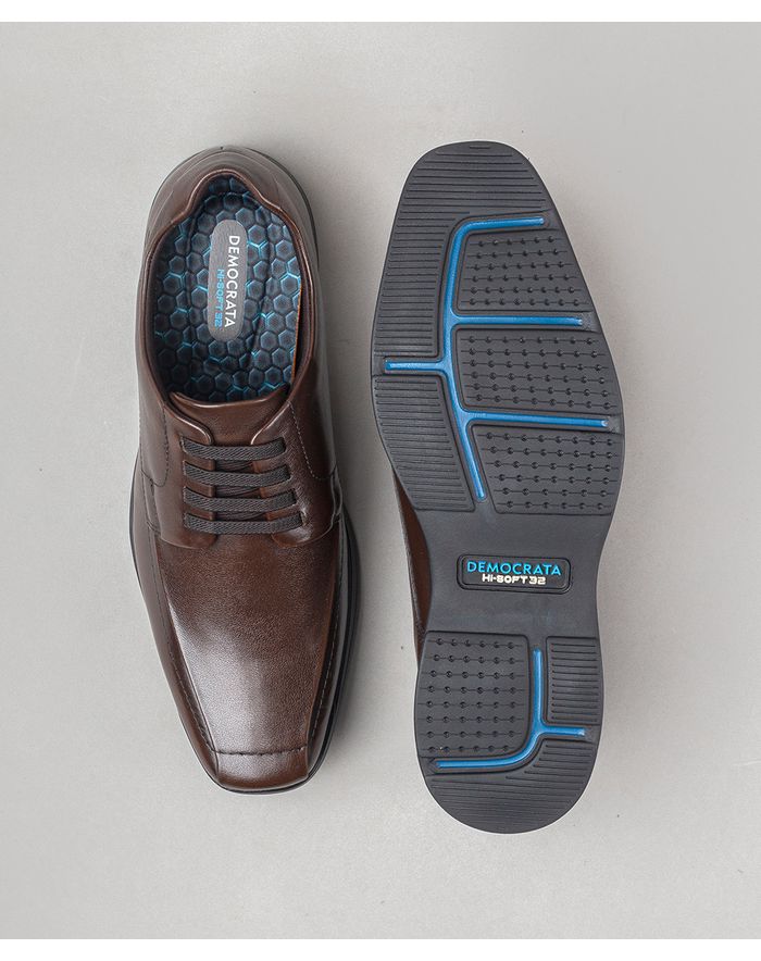 sapato democrata smart comfort dual soft preto