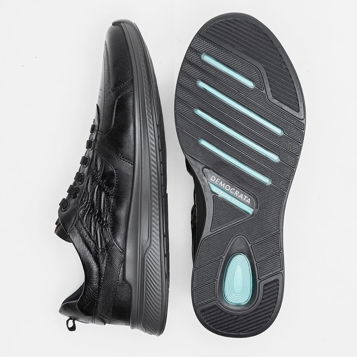 Sapatênis Denim Journey Extra Soft Preto - Democrata