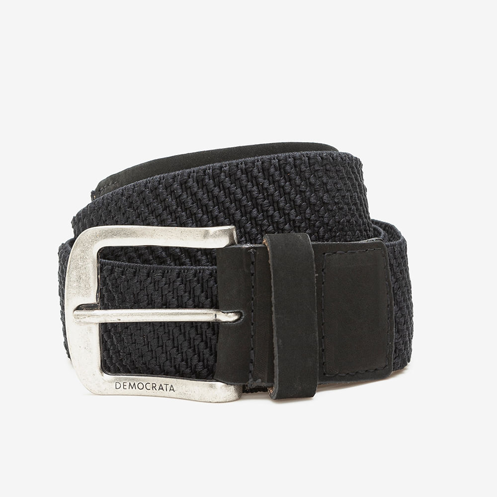 Cinto Largo Denim Preto
