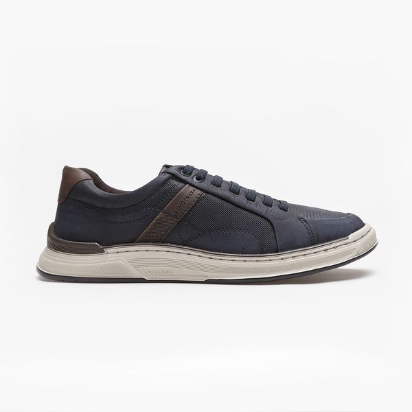 Sapatênis Denim Loop De Couro Navy-Navy-38