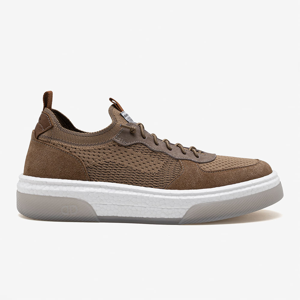 Tênis Masculino Beat Pulse Knit Bege