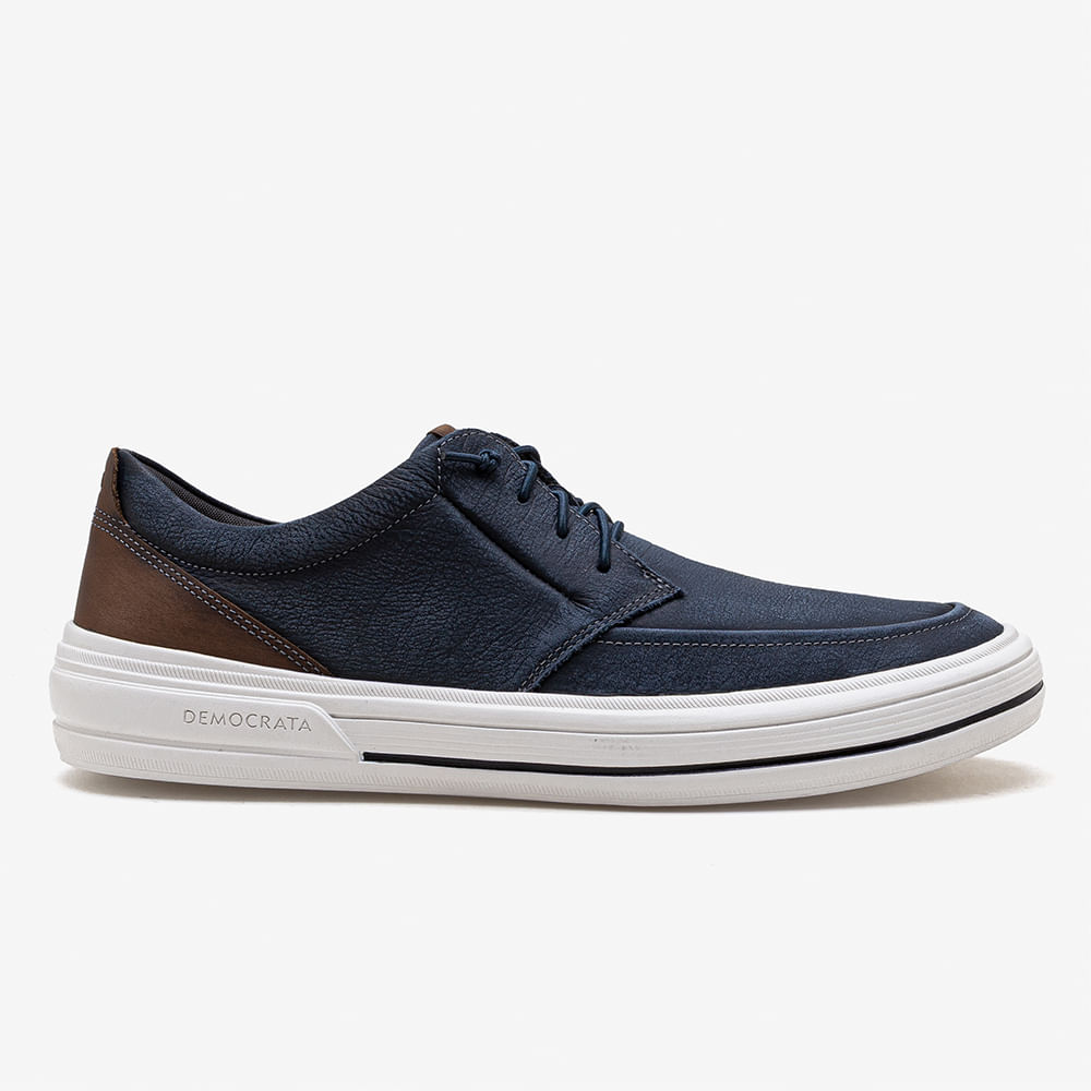 Tênis Masculino Clay Couro Azul