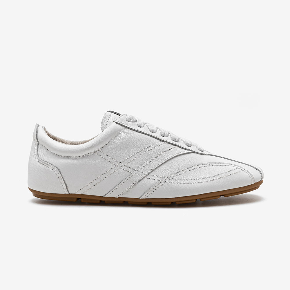 Tênis Feminino Livia Couro Branco