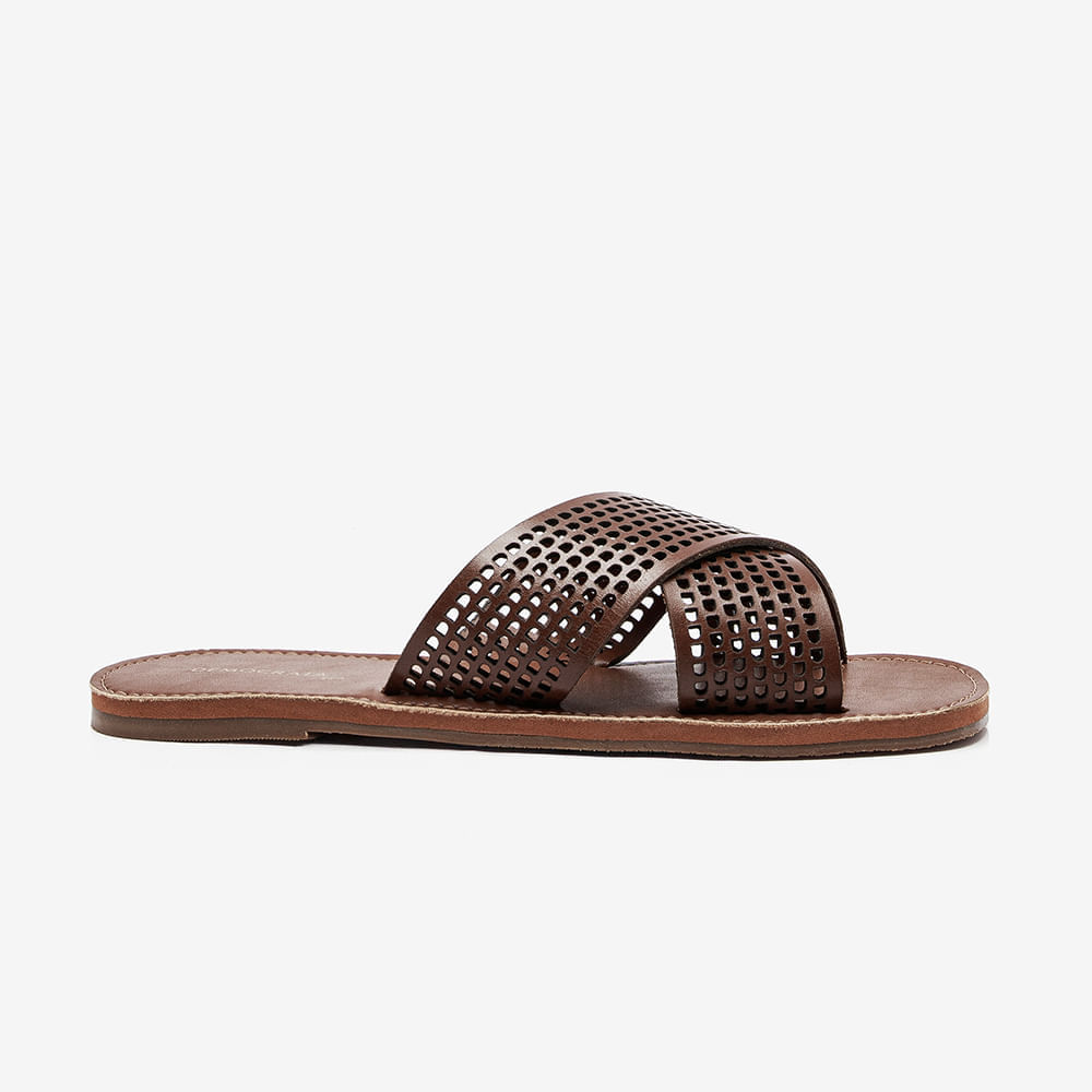 Rasteira Feminina Maite Marrom